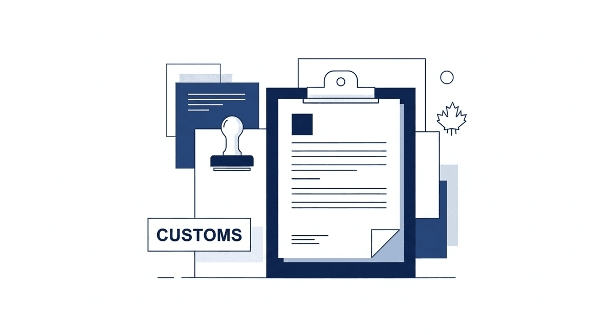 A CUSMA certification of origin completed on a commercial invoice